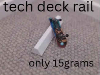 Tech deck rail