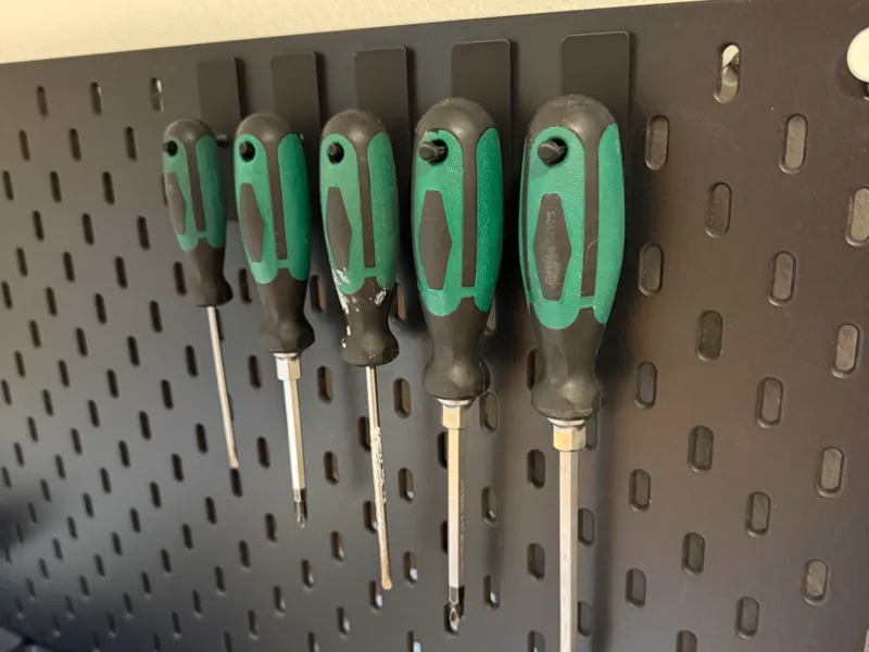 Universal Screwdriver Holder for Skadis Set