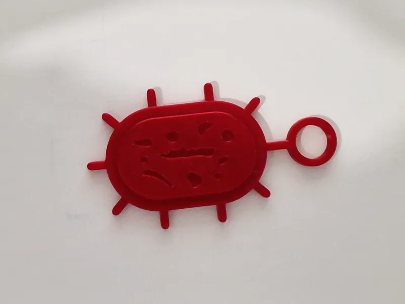 Bacteria Keychain 