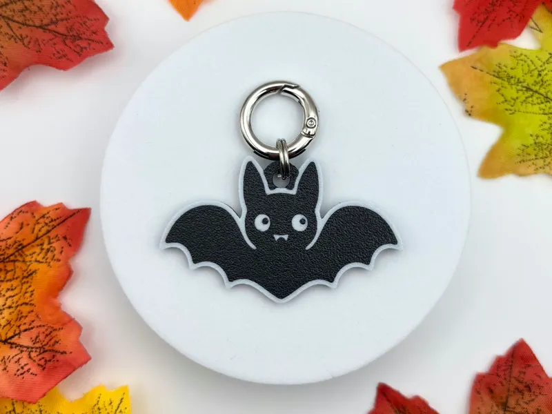 Bat Keyring (Customisable) 