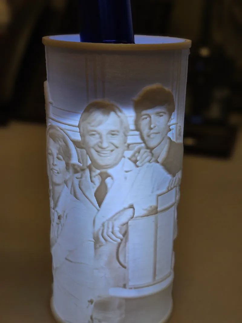Emergency TV Series Cylinder Lithophane