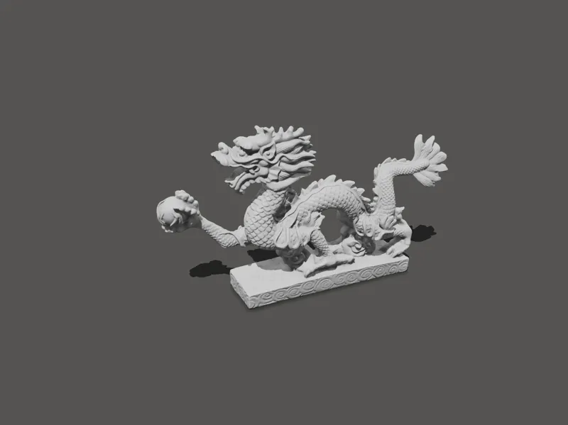 Dragon sculpture / Drachen Skulptur