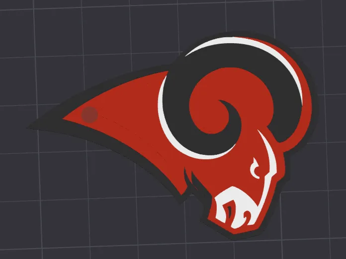 Mineral Wells Rams Keychain