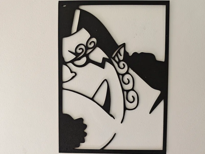 One Piece: Jinbe Shadow Wall Art