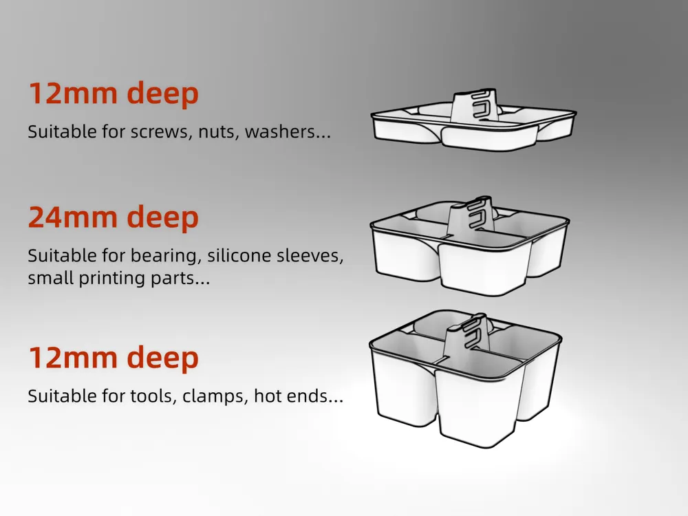 Stackable Tray/Box/Bucket with carrying handle by JesseZhang - MakerWorld