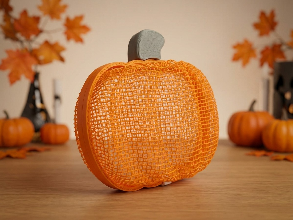 Thermoformed Pumpkin | Halloween Candy Holder - 1