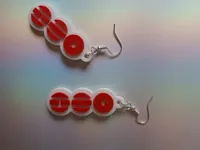 drop earrings 0.2mm layer, 2 walls, 15% infill no ams