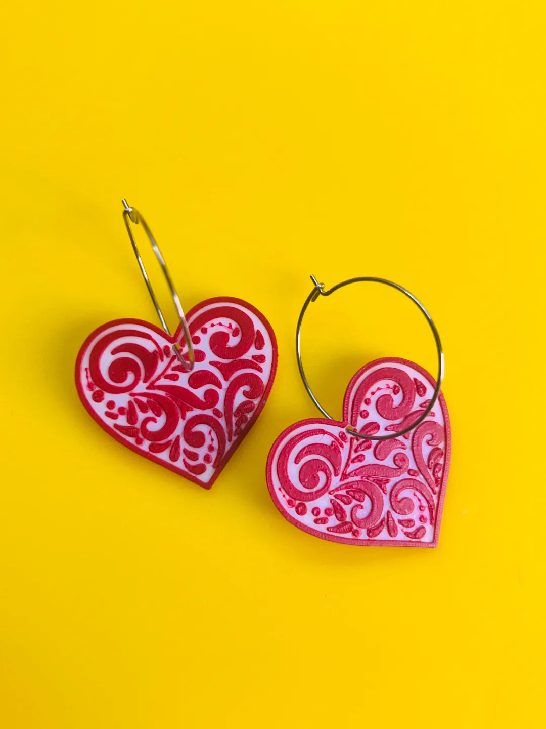 pendientes corazones san Valentin view 2