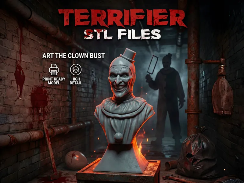 Art The Clown - Terrifier Sculpture