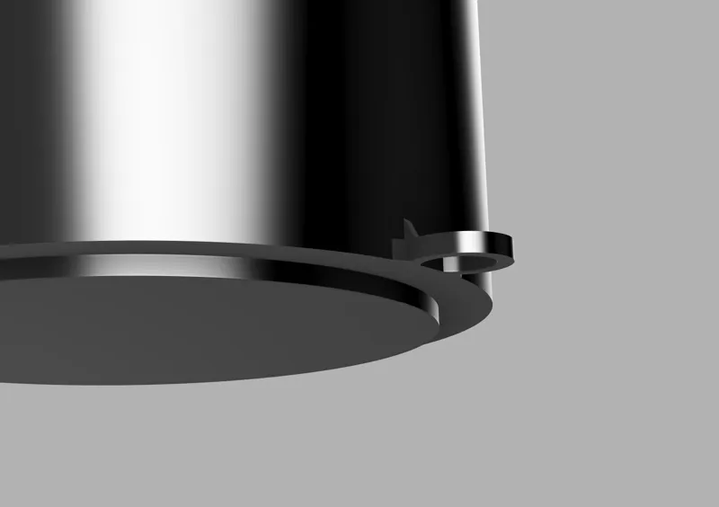 round container with lid(with grip) 