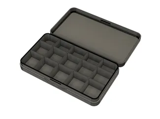 15 compartments Hinged Box