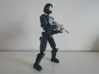 Dummy 13 Odst Rookie with TPU joints