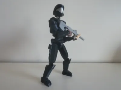 Dummy 13 Odst Rookie with TPU joints