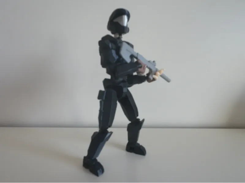Dummy 13 Odst Rookie with TPU joints