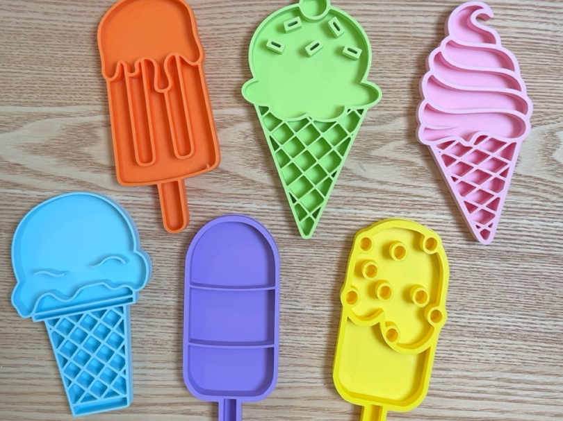 Sensory play ice cream 