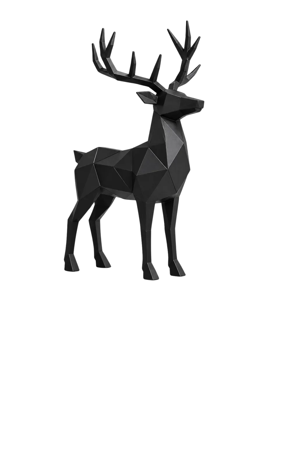 Poly-Style Reindeer Set of 4 - Free 3D Print Model - MakerWorld
