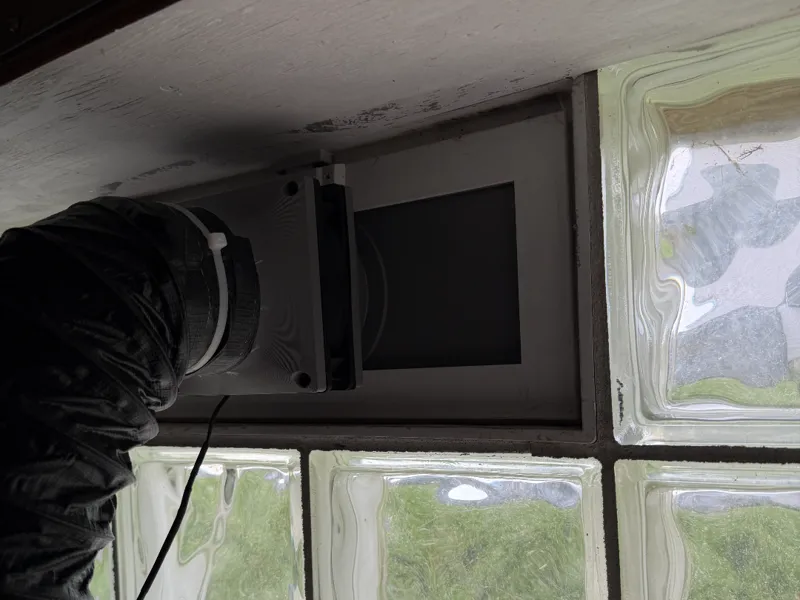 Basement Window Duct 