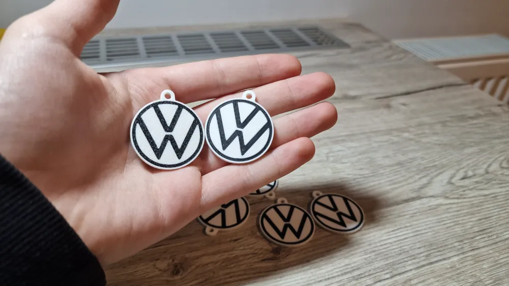 Volkswagen Keychain By 3d Model Makerworld