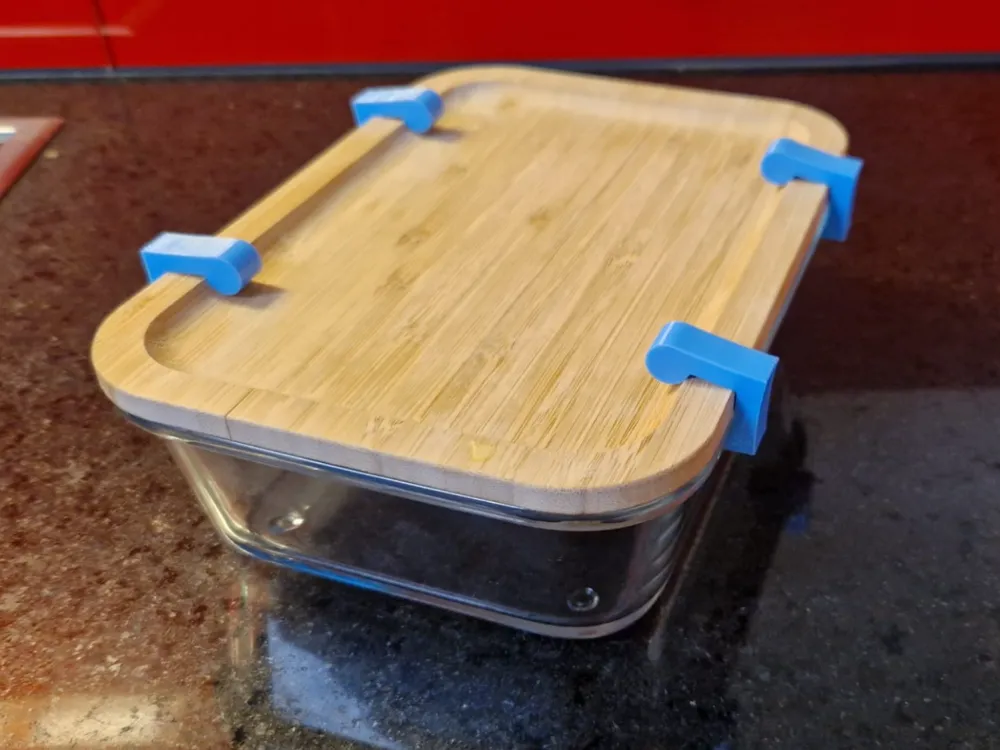 IKEA's Glass/Bambu Container Clips - Free 3D Print Model - MakerWorld