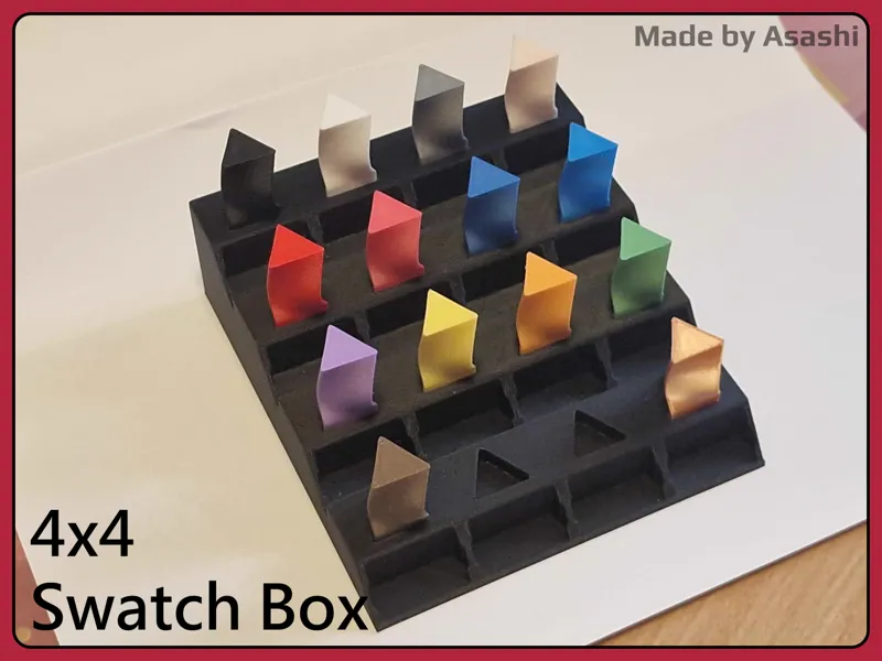 4x4 3D Color Swatches