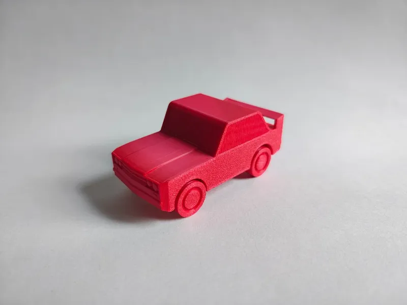 Low poly Print in place car | toy car | vehicles