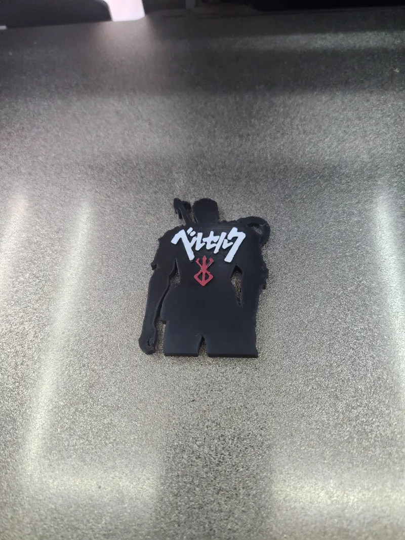 Berserk Guts Multi Color Keychain