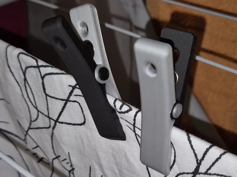 Magnetic clothespin - Futuristic magnetic spring