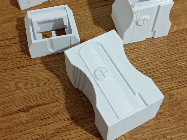 container for pencil sharpener