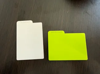 Simple Standard sized Game Card Dividers