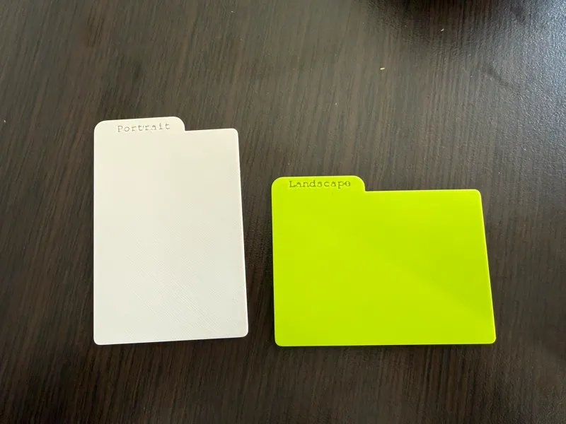Simple Standard sized Game Card Dividers