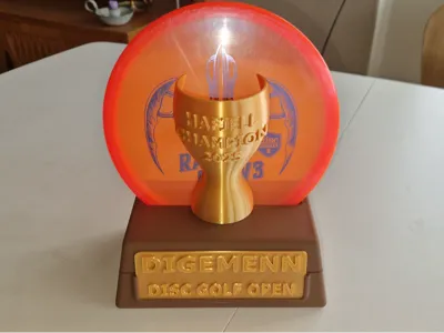 Disc golf trophy