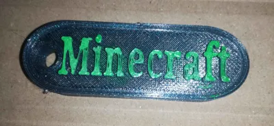 Minecraft Keyring