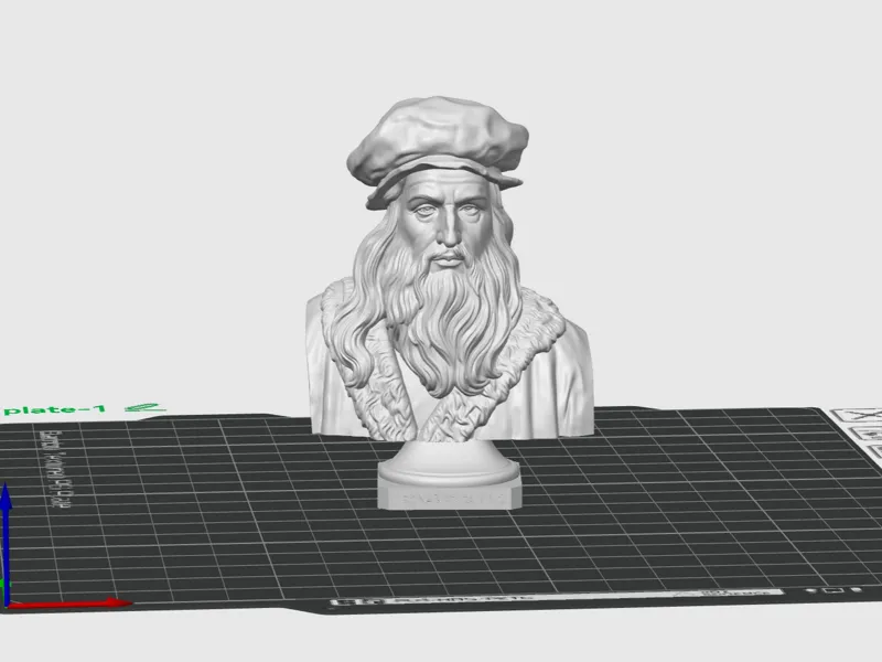 BUSTO LEONARDO DA VINCI