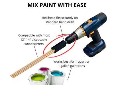 Speedy Stir Paint Mixer Drill Attachment