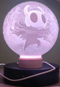 Lithophanie ronde Hollow Knight — photo 1