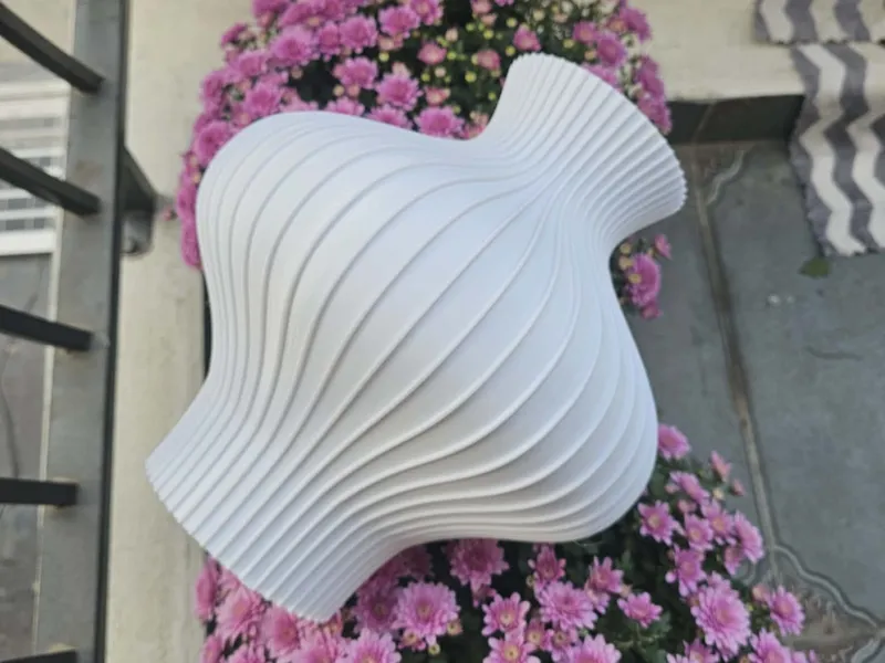 Fluted Gourd Vase