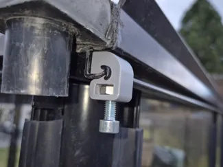 Roof profile bracket - for Willb garden greenhouse