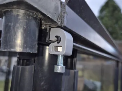 Roof profile bracket - for Willb garden greenhouse