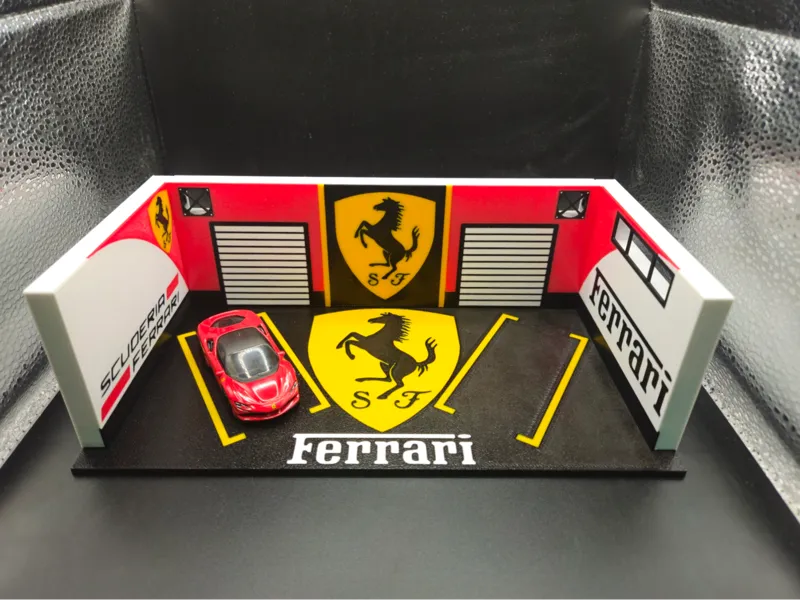 Garage diorama