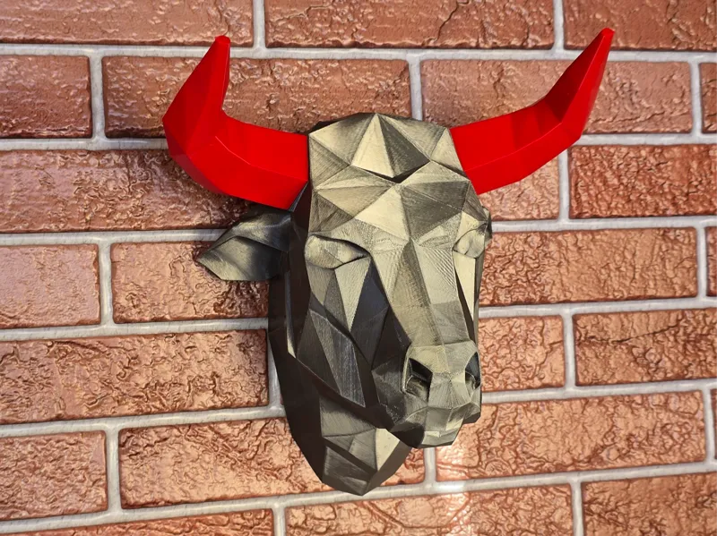 Bull head decoration, Zodiac Taurus