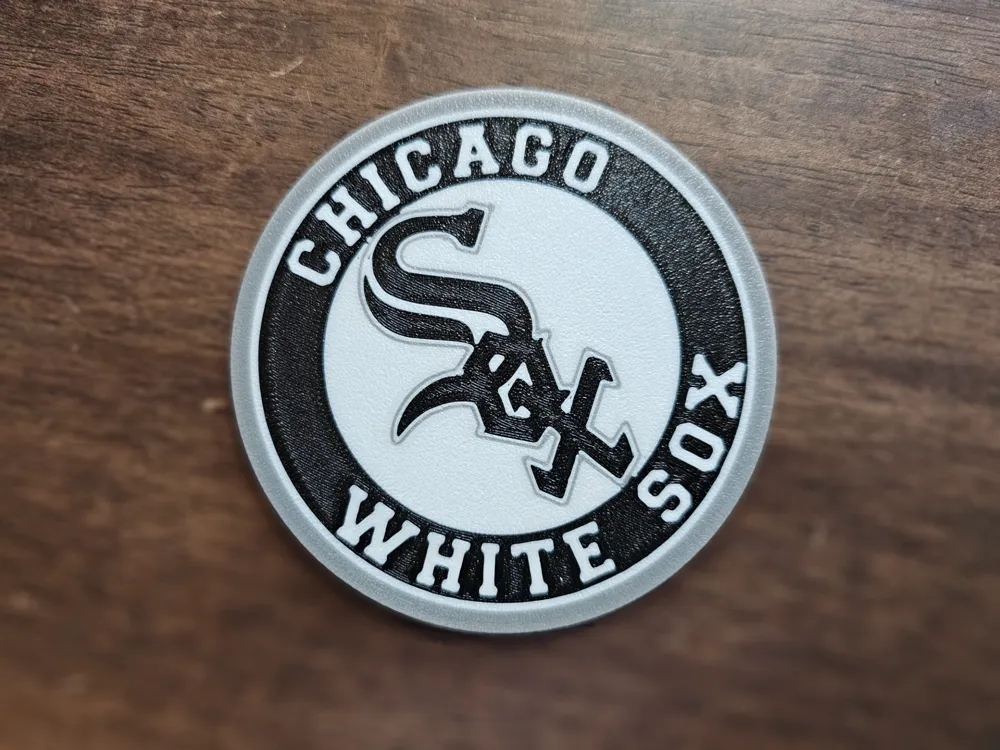 Chicago White Sox Coaster - Free 3D Print Model - MakerWorld