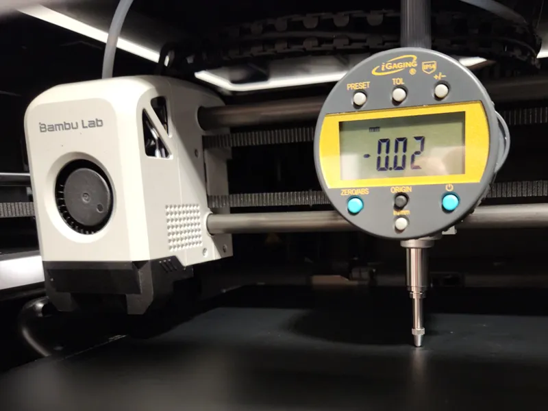 Dial Indicator Gauge Holder (P1S, P2S, X1C)