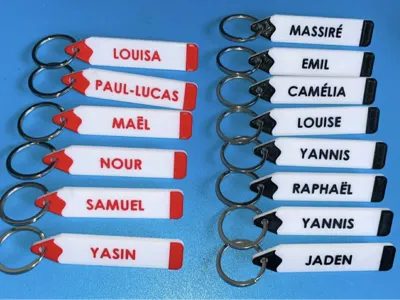Pen key chain customisable