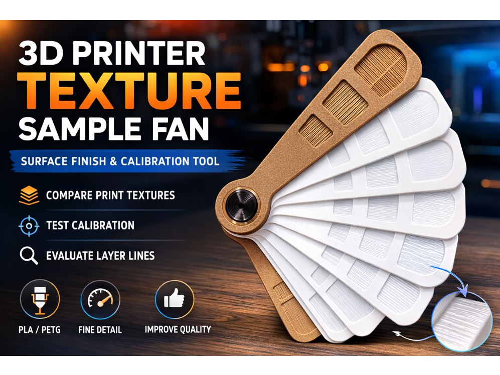 3D Printing Protable hand Fan