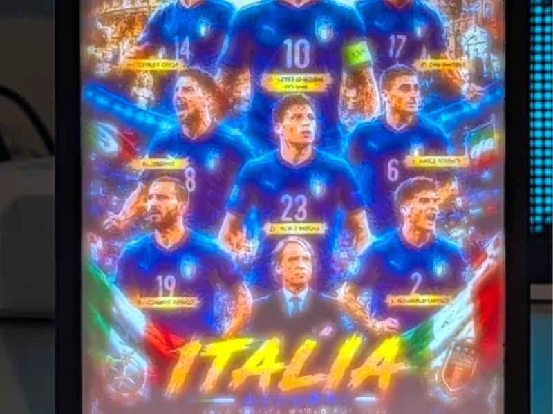 World Cup 2026 Italian Team Litho