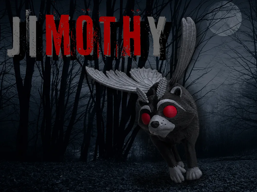 Tapa o cubierta: JiMOTHy the Raccoon Moth. Referencia del modelo original.