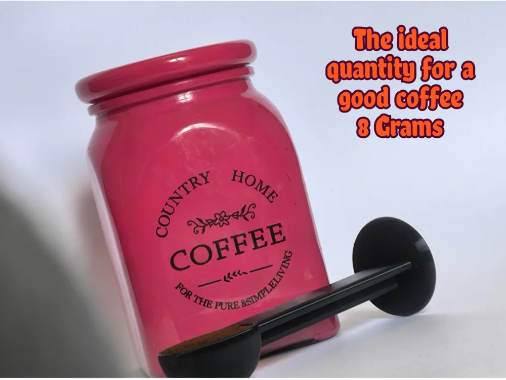 Coffee measuring cup and press by Andrei MakerWorld: Download Free 3D ...