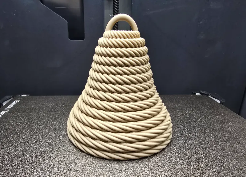 Rope christmas bell