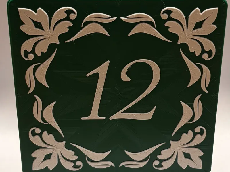 Table Numbers Customisable Design 3