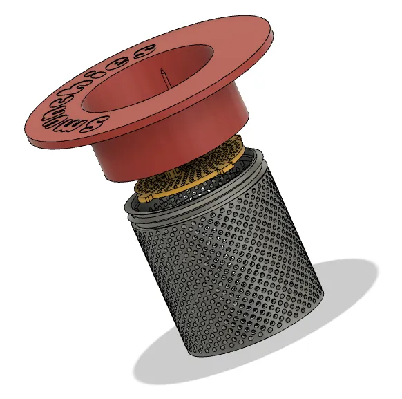 Universal silica gel container with Hygrometer